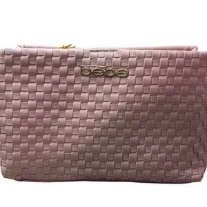 Bebe Blush Woven Satchel